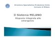 Direzione Specialistica Protezione Civile Comune di Milano › doc › conference_14_dec › Statement_Civil_Defence_M… · Direzione Specialistica Protezione Civile Comune di Milano