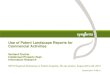 Use of Patent Landscape Reports for Commercial Activities · Use of Patent Landscape Reports for Commercial Activities . Gerhard Fischer Intellectual Property Dept Information Research