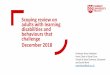 Scoping review on adults with learning disabilities and ... · NICE, 2015, Challenging behaviour and learning disabilities: prevention and interventions for people with learning disabilities