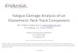 Fatigue Damage Analysis of an Elastomeric Tank Track Component · 2012-09-05 · UNCLASSIFIED Fatigue Damage Analysis of an Elastomeric Tank Track Component W. V. Mars, Endurica LLC,
