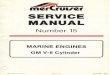 Mercury Mercruiser Marine Engines MCM 5.7L Service Repair Manual→0C408286 to 0D830699→1989-1992
