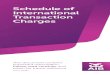 Schedule of International Transaction Charges · Schedule of International Transaction Charges This document contains important information. ... international clearing system for