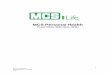 MCS Personal › ocspr › documents › obamacare › planes › MC · PDF file 1 MCS Personal Health MCS Life Insurance Company 5/2014 MCS Personal Health PLAN: [8010, 8030, 8011,
