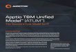 Apptio TBM Unified Model (ATUM 2015-04-20¢  Apptio TBM Unified Model¢â€‍¢ (ATUM¢â€‍¢) The Standard Cost