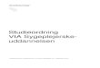 Studieordning VIA Sygeplejerske- uddannelsen · PDF file Studieordningen for VIA Sygeplejerskeuddannelsen er udarbejdet på grundlag af Bekendtgørelse om uddan-nelsen til professionsbachelor
