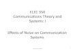 ELEC 350 Communications Theory and Systems: Iagullive/noise.pdf · –At the transmitter, a differentiator followed by an FM modulator –At the receiver, an FM demodulator followed