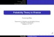 Probability Theory in Finance - Personalpersonal.strath.ac.uk › x.mao › talks › Shanghai07 › prob_fin.pdf · year with probability 60% but decrease by $6K per half a year