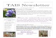 TAIS Newsletter › newsletter › 2019 › TAIS January...noon. Mr. Starr is the author of Cool Plants for Hot Gardens and Agaves: Living Sculptures for Landscapes and Containers