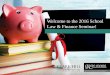 Welcome to the 2016 School Law & Finance Seminar! · Welcome to the 2016 School Law & Finance Seminar! ... on an annual year-end performance evaluation, the school district shall