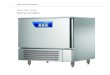 OPERATING MANUAL Blast chiller - freezer€¦ · 6.5 Tips concerning installation 8 7. USE 9 ... • In order to avoid accidental contact with moving parts, ... • Set a blast chiller-freezer