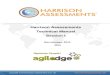 Harrison Assessments Technical Manual...Harrison Assessments’ Job Suitability Assessment is a job focused behavioral assessment. It It measures various traits which are used to formulate