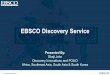 EBSCO Discovery Service - Chiang Mai Universitypulinet2017.cmu.ac.th/sites/default/files/pulinet2017... · 2017-01-12 · 3 | Discovery Service Adoption Worldwide EBSCO Discovery