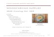 WOODCARVING SUPPLIES 2020 Catalog, Vol. 20A Files/catalog.pdf · To order items from the catalog, simply fill out the order form at the back. Once completed, call, mail, or email