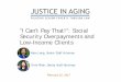 I Can't Pay That!: Social Security Overpayments and Low ... › wp-content › uploads › ... · "I Can't Pay That!": Social Security Overpayments and Low-Income Clients Kate Lang,