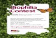 Biophilia Competition Flier - ASU Events · 2020-01-01 · Biophilia (n): “Love of life” or peoples’ instinctive bond with nature Share your vision to bring more nature to our