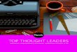 TOP THOUGHT LEADERS - Vignette...LukeAtMelcrum and @Melcrum. DAVID GROSSMAN David is a heralded author, keynote speaker, Fortune 500 executive coach, and a leadership and communications