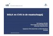 SOLK en CVS in de maatschappij - UZ Gent. Denk zorg zorgaanbod/ALGIN_Solk en... · 2016-10-03 · Symposium CVS netwerk Oost- en West-Vlaanderen 30.9.2016. Prevalentie van onverklaarde