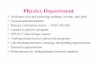Physics Departmentphysics.wfu.edu/seminars/2006_Fall/f06seminar1.pdf · 2006-08-24 · Physics Department •Welcome new and returning students, faculty, and staff – Physics Graduate