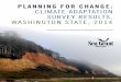 CLIMATE ADAPTATION SURVEY RESULTS, WASHINGTON …...The survey and asked respondents what phase of adaptation they were currently working on: understanding, planning, or implementation