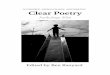 Clear Poetry - WordPress.com · Contents . Editor’s preface..... 9 The After Life Siegfried Baber..... 10Siegfried Baber
