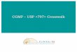 CGMP – USP  Crosswalk · CGMP - USP  Crosswalk 2 Subpart B - Organization and Personnel ... training, and experience, or any combination thereof, to enable
