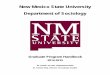 New Mexico State University Department of Sociologysociology.nmsu.edu/files/2015/01/Graduate-Handbook... · Department of Sociology Graduate Program Handbook 2014-2015 ... Sexualities