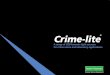 Crime-lite · Both images photographed using a lens 495nm lens filter 12 With 96 surface mount LEDs providing 40 Watts of radiant power, the Crime-lite XL stands head and shoulders