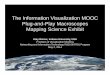 The Information Visualization MOOC · The Information Visualization MOOC Plug-and-Play Macroscopes Mapping Science Exhibit Katy Börner, Indiana University, USA Frontiers of Visualization