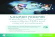 JULY 2019 Council records - CCC › sites › default › files › ... · 6 | Council records: A guideline for mayors, councillors, CEOs and council employees Council employees,