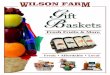 Growing Since 1884 Gift Baskets - Wilson Farm · 2020-01-09 · simple gift. This basket is packed with ten pieces of our freshest fruit. Navel oranges, pink grapefruit, seasonal
