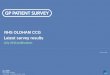NHS OLDHAM CCG Latest survey results · 2020-02-12 · • Ipsos MORI administers the survey on behalf of NHS England. • For more information about the survey please refer to the