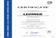 Zertifikat-A4 ISO 9001 Ledinek e · ISO 9001 : 2015 are fulfilled. The certificate is valid until 2023-02-28 Certificate Registration No. Q1530210 Vienna, 2020-04-01 Certification