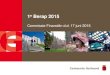 Commissie Financiën d.d. 17 juni 2015 · Bezuinigingen (1) Stand van zaken bezuinigingen ... € 67.000 Ophogen budget aanpak jeugdwerkloosheid Lagere rijksbijdrage BUIG (2-602)