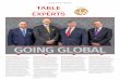 GOING GLOBAL...banking at First National Bank. Charlotte Business Journal publisher, T.J. McCullough, moderated the panel. Panelists say that domestic companies considering going global