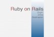 Ruby on Rails - zenspider.com · So, umh, Ruby on Rails is awesome. Wow. Really wow. Even if you have no interest in using it, watch the ten minute intro video. Wow. It really works