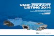 Replacement Units & Parts VANE PRODUCT LISTING 2014metaris.com › pdfs › HG_VanePumps_ProductListing_2014_web.pdf · Vane Product Listing 2014 Replacement Units & Parts Hydraulex
