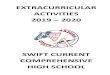 EXTRACURRICULAR ACTIVITIES 2019 2020...Students earn points for participation in all extra-curricular activities. Points shall be accumulated through their years at SCCHS and may lead
