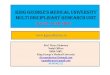 KING GEORGE’S MEDICAL UNIVERSITY MULTI DISCIPLINARY ...kgmudhrmru.in/download/progress-report.pdf · Equino Varus (CTEV) : A Case-Parent-Dyad Study Dr Ajay Singh, Professor Department