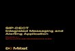 SIP-DECT Integrated Messaging and Alerting …...2015/11/23  · SIP-DECT IMA Installation and Configuration Guide 8 • sending vCards from a messaging server (e.g. to configure a