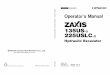 Hitachi ZAXIS 135US-3 Hydraulic Excavator operator’s manual