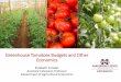 Greenhouse Tomatoes Budgets and Other Economicsextension.msstate.edu › sites › default › files › topic...Greenhouse and hydroponics production •Greenhouse and hydroponics