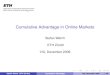 Cumulative Advantage in Online Markets - uni- Cumulative Advantage (CA) "Cumulative advantage [...]
