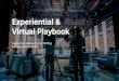 Experiential & Virtual Playbook · Social reinforcement and visible interaction by senior executives and speakers is powerful and encourages even more participation. + Find ways to