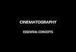 CINEMATOGRAPHY - California State University, Northridgemed61203/Film Art Cinematography.pdf · Birdman (2015, González Iñárritu) • Steadicam & long take – Snake Eyes (1998,