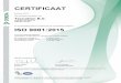 CERTIFICAAT ... Dit certificaat is geldig tot: 1 oktober 2022 Dit certificaat is geldig vanaf: 12 december