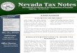 AMENDED - Nevada › uploadedFiles › taxnvgov › Content... · 2014-12-10 · AMENDED TAX RATE INCREASES Tax Rate Increases 1 Resale Certificates vs. Sales Tax Permits 1 Effective