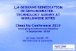 1,4-DIOXANE REMEDIATION IN GROUNDWATER ...adelaide2019.cleanupconference.com/wp-content/uploads/...1,4-dioxane (DXA) produced by acid- catalysed dehydration of diethylene glycol, which