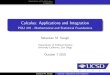 Calculus: Applications and Integrationssaiegh/Slides3.pdf · Sebastian M. Saiegh Calculus: Applications and Integration. Applications of the Derivative Integration Mean Value Theorems