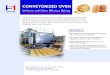 CONVEYORIZED OVEN - Stewart Systems · The Stewart Systems Conveyorized Oven provides an unsurpassed environment for high-speed baking. Our unique design ensures that all products