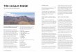 THE CUILLIN RIDGE - Skye Guides · grade III (grade 3 or Moderate). In the Cuillin, as with the Alps, there are many sections that include down-climbing at the same grades. To most